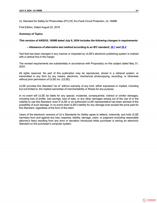 UL 1699B PDF UL 1699B PDF